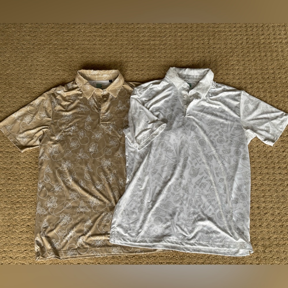 Three Sixty Six golf shirts size M
